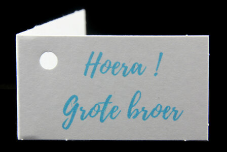 Kaartjes hoera grote broer