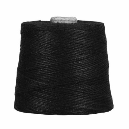 Jute touw zwart 3 mm dikte 10 meter