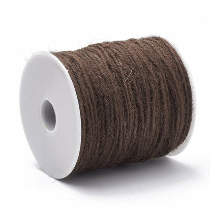 Jute touw bruin 2 mm dikte 100 meter