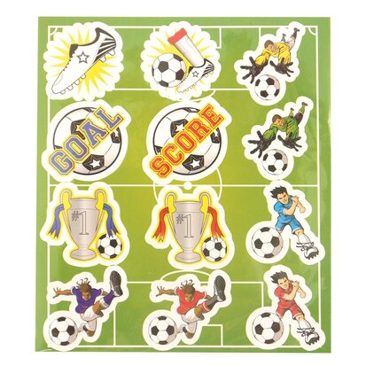 Traktatie stickers voetbal