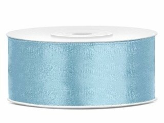 Satijn lint 25 mm licht blauw 6 meter