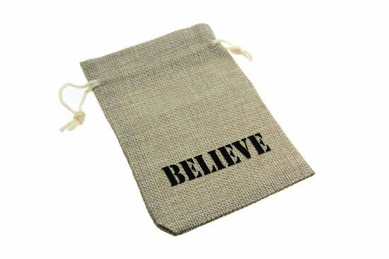 Jute zakjes believe