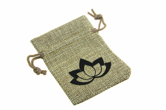 Jute zakjes lotus 2