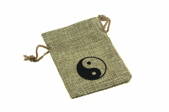 Jute zakjes ying yang