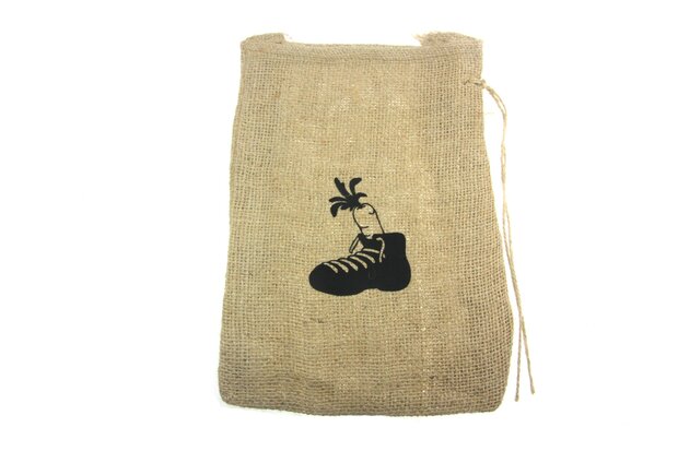 Jute zakjes schoen 15 x 25 cm