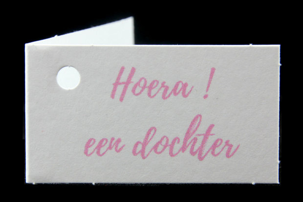 Kaartjes hoera een dochter